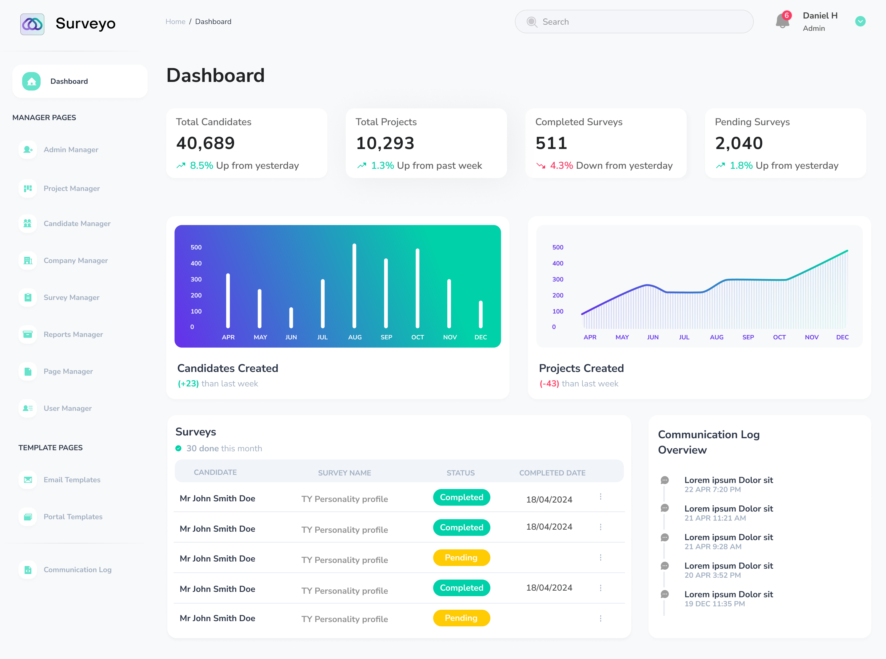 Surveyo Dashboard